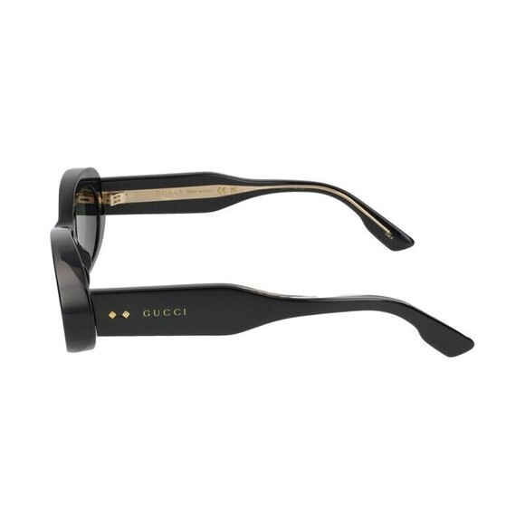 Gucci Sunglasses Gg1527s 001 Black Black Grey 54/17/145 - NWT - Picture 3 of 4
